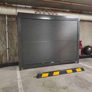 Monument car park storage locker