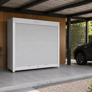 carport storage locker cabinet roller shutter