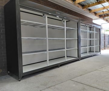 Lined storage